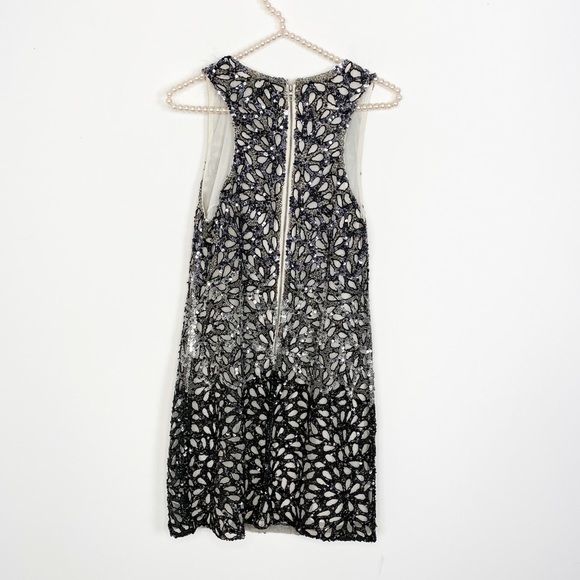 Alice Olivia Remi Embellished Sequin Beaded Dress - Picture 3 of 7
